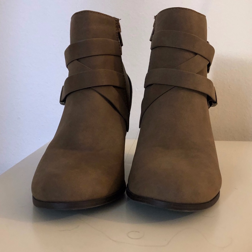 Charlotte Russe Tan Booties